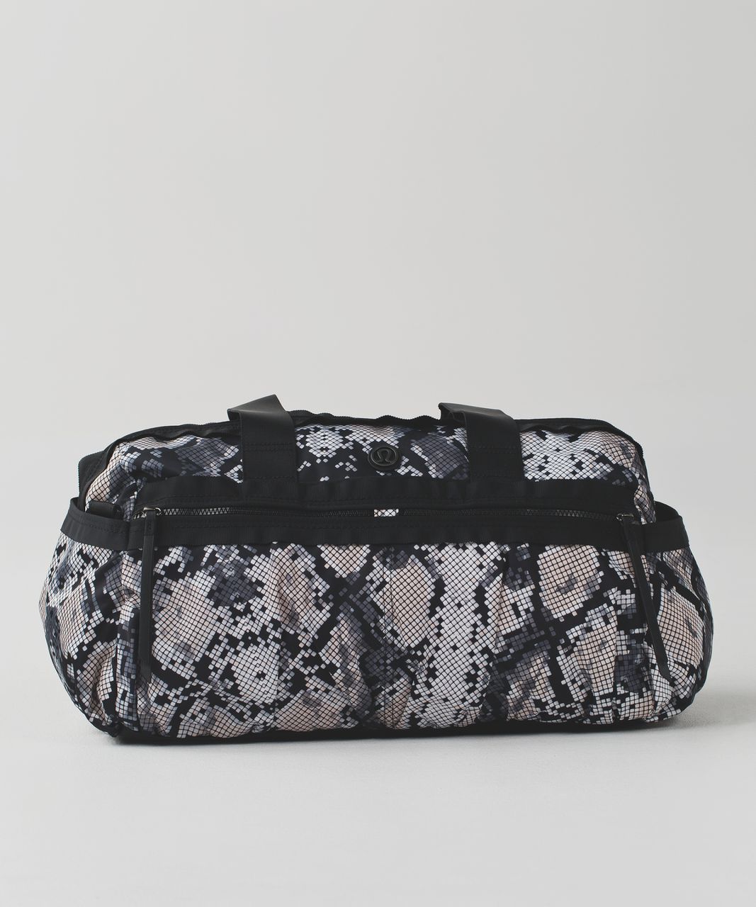 Lululemon Gym To Win Duffel - Ziggy Snake Butter Pink Black / Black