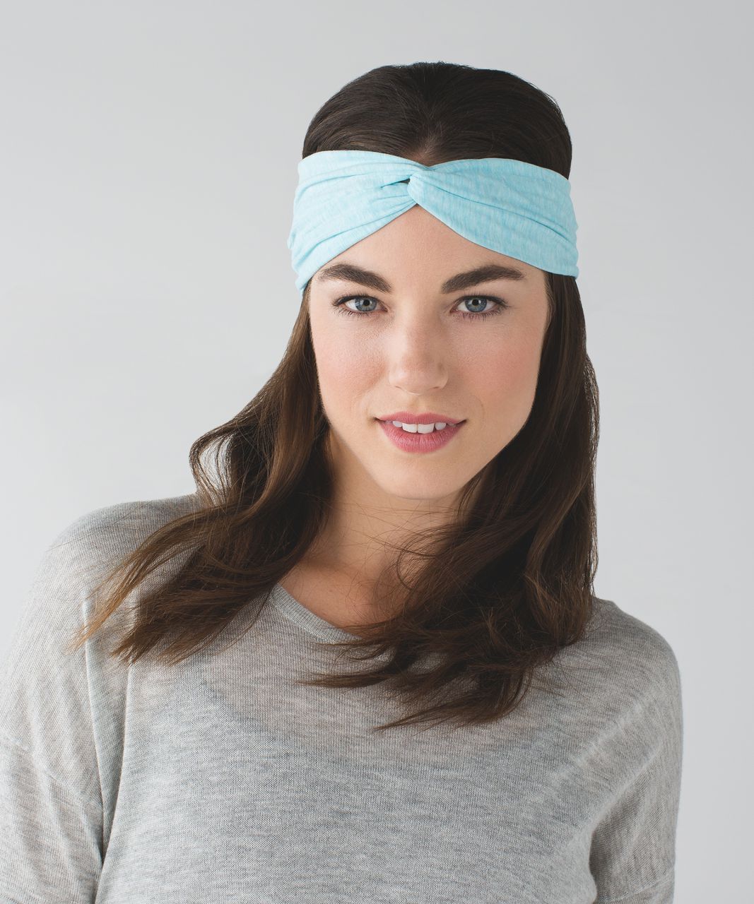 Lululemon Knotty Gal Headband *Vitasea - Heathered Angel Blue - lulu ...