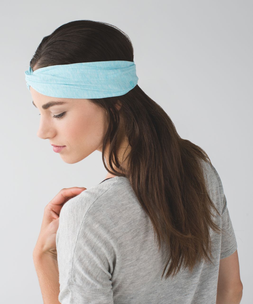 Lululemon Knotty Gal Headband *Vitasea - Heathered Angel Blue