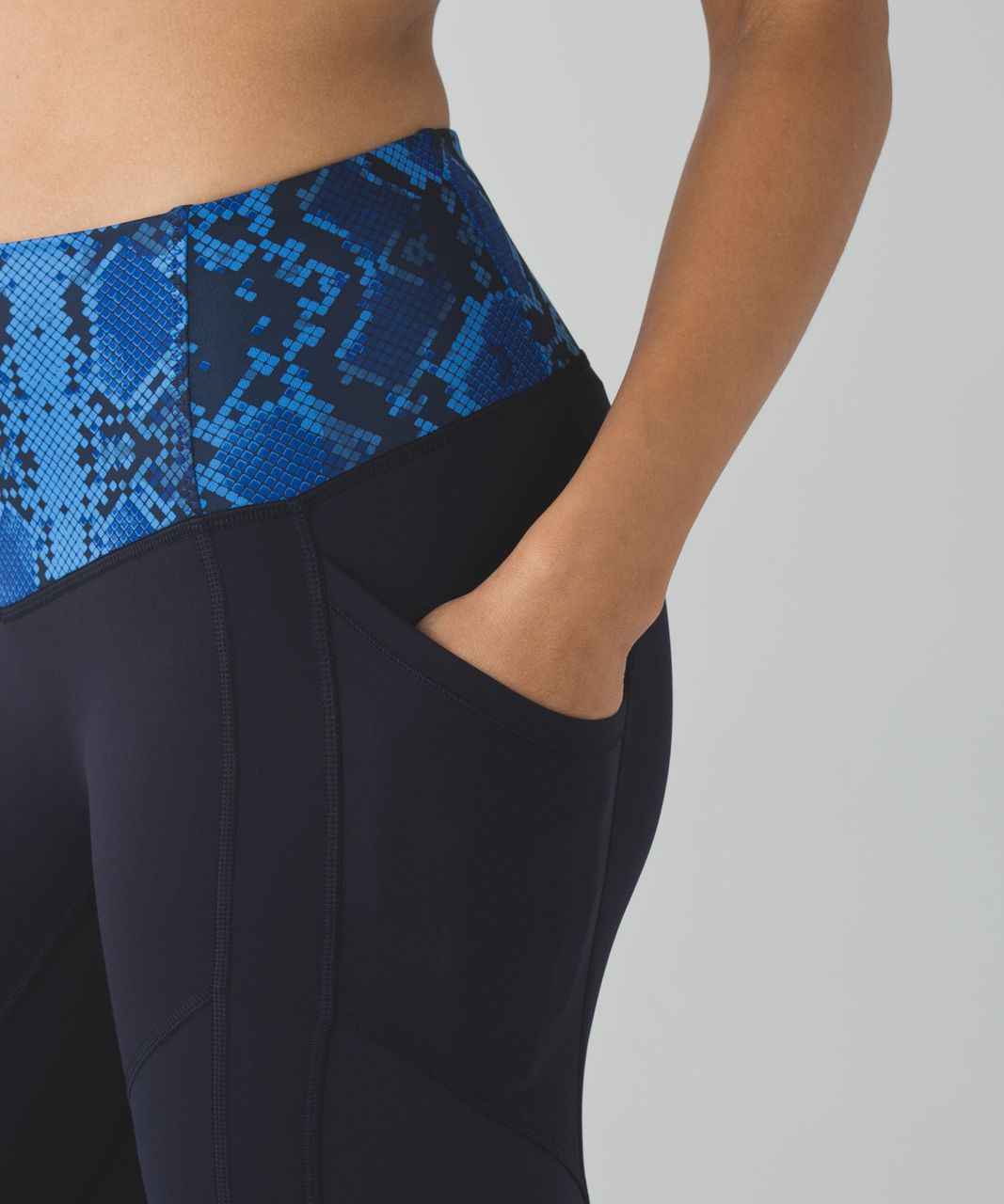 Lululemon All The Right Places Pant - Naval Blue / Mini Ziggy Snake Pipe Dream Blue Sapphire Blue