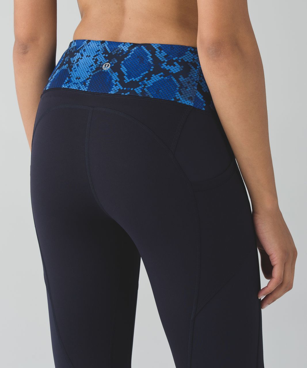 Lululemon All The Right Places Pant - Naval Blue / Mini Ziggy Snake Pipe Dream Blue Sapphire Blue