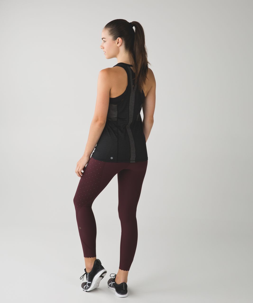 Lululemon Tight Stuff Tight *Reflective - Bordeaux Drama / Night Fall Bordeaux Drama Gold