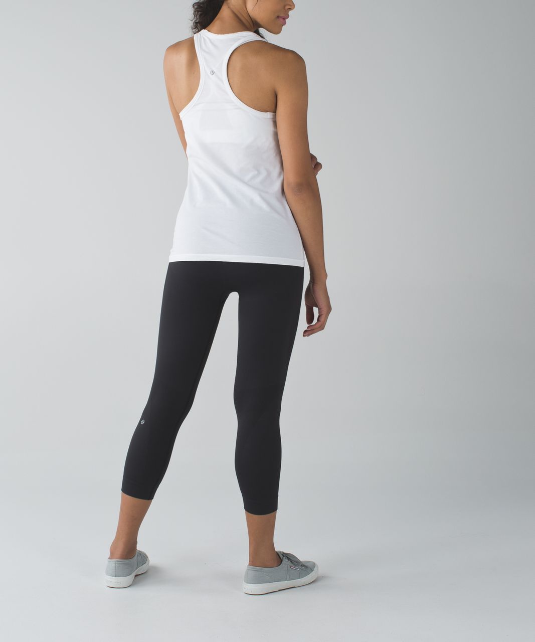 LULULEMON ATHLETICA ZONE In Compression Yoga Crop Leggings Size 4 Black  W6F11S $35.00 - PicClick