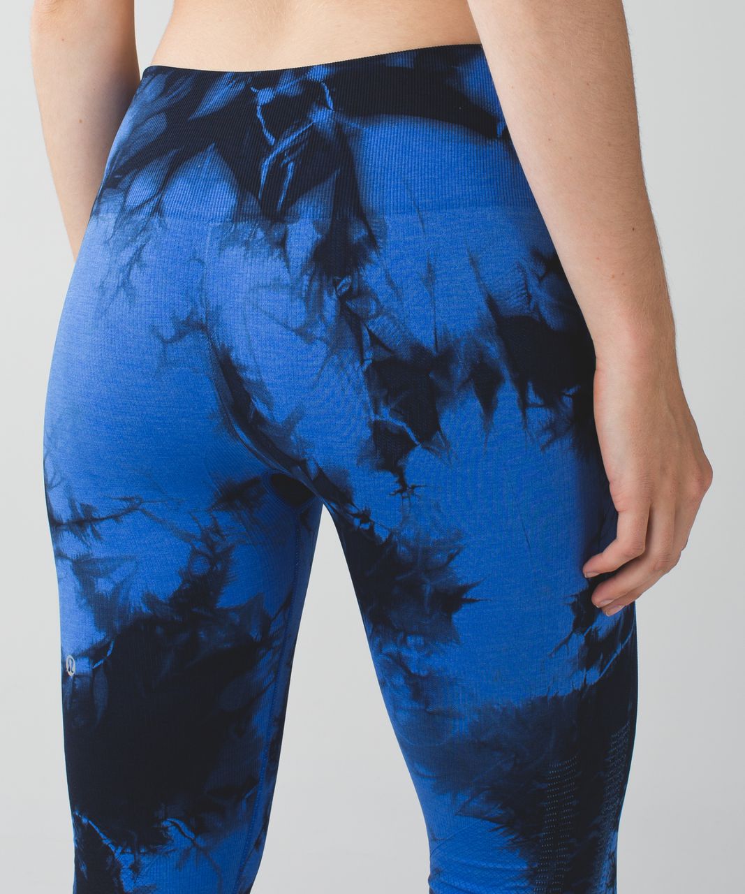 Lululemon In The Flow Crop II - Cadet Blue / Sapphire Blue