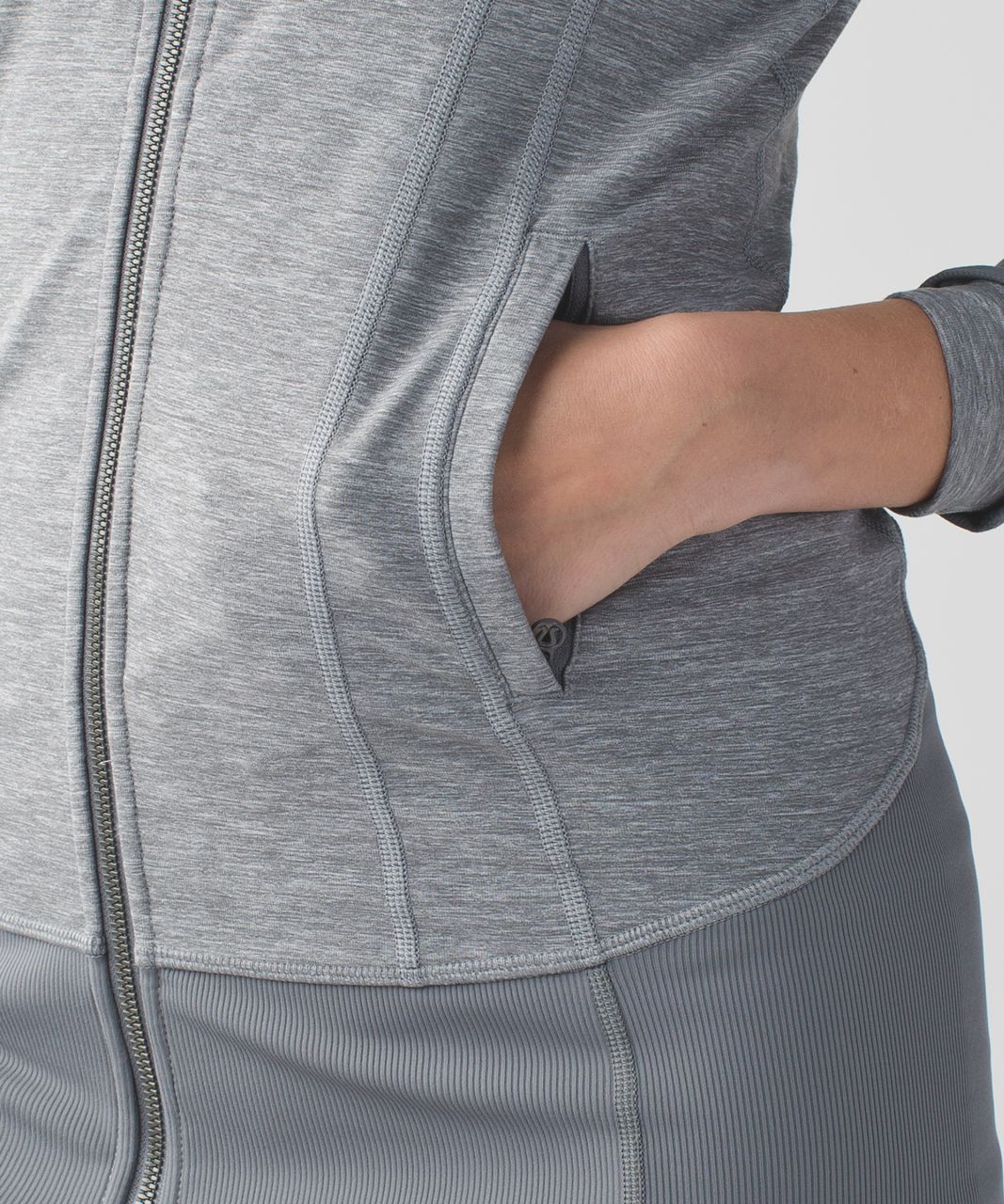 Lululemon Daily Practice Jacket - Heathered Slate