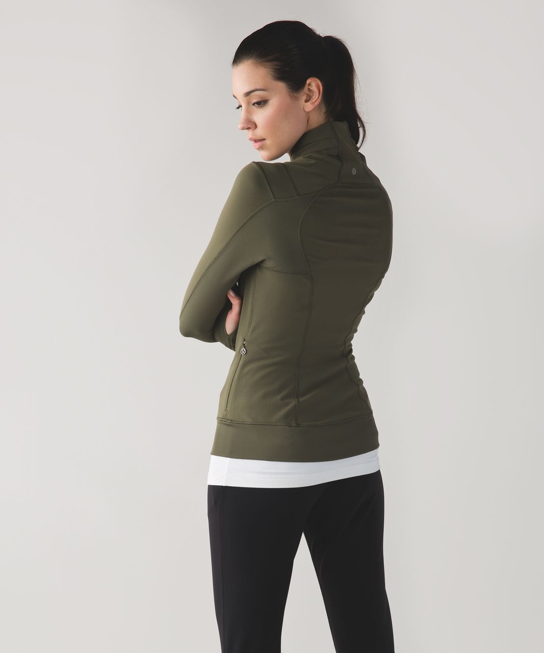 olive green lululemon jacket