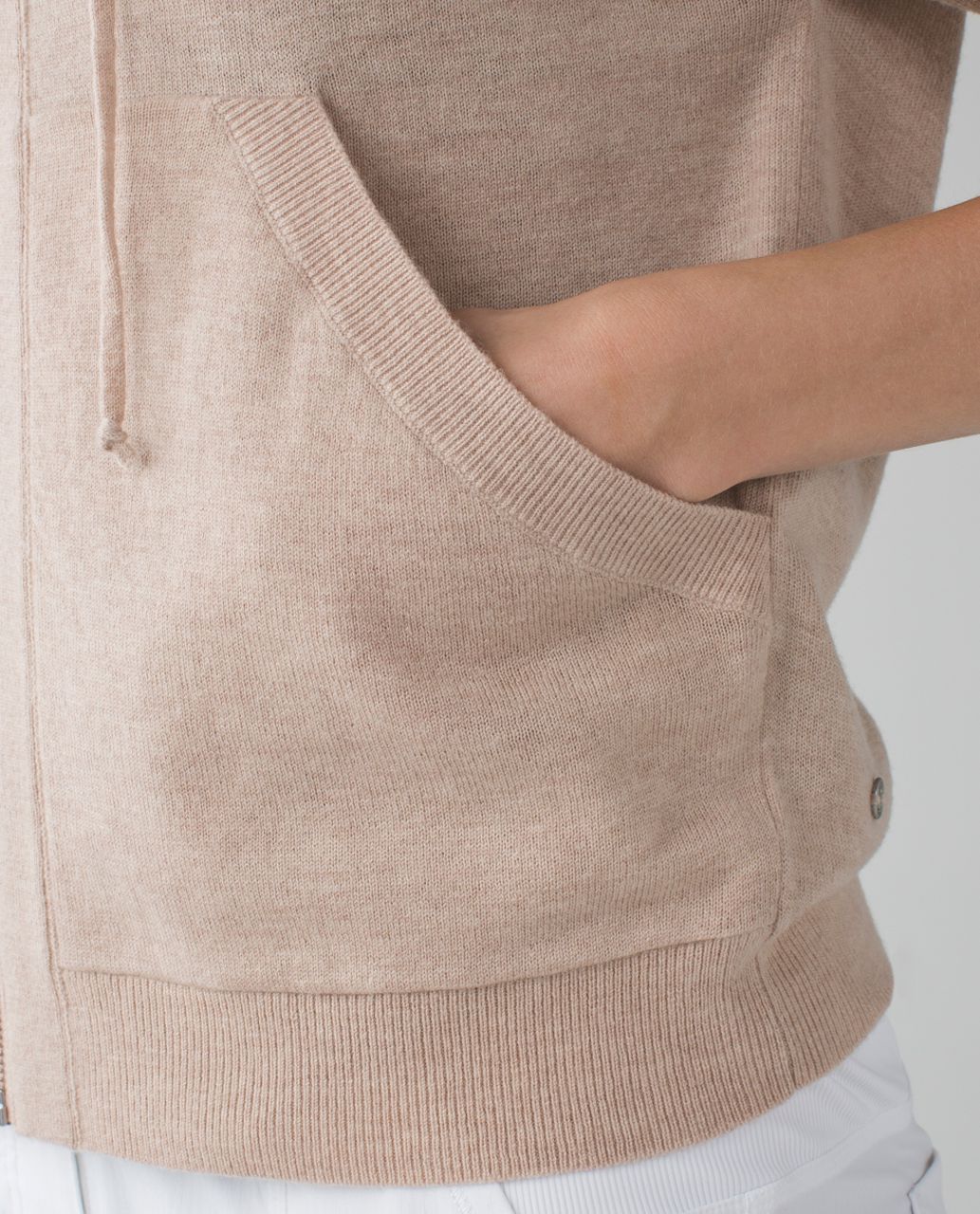 Lululemon Om On Hoodie - Heathered Grain