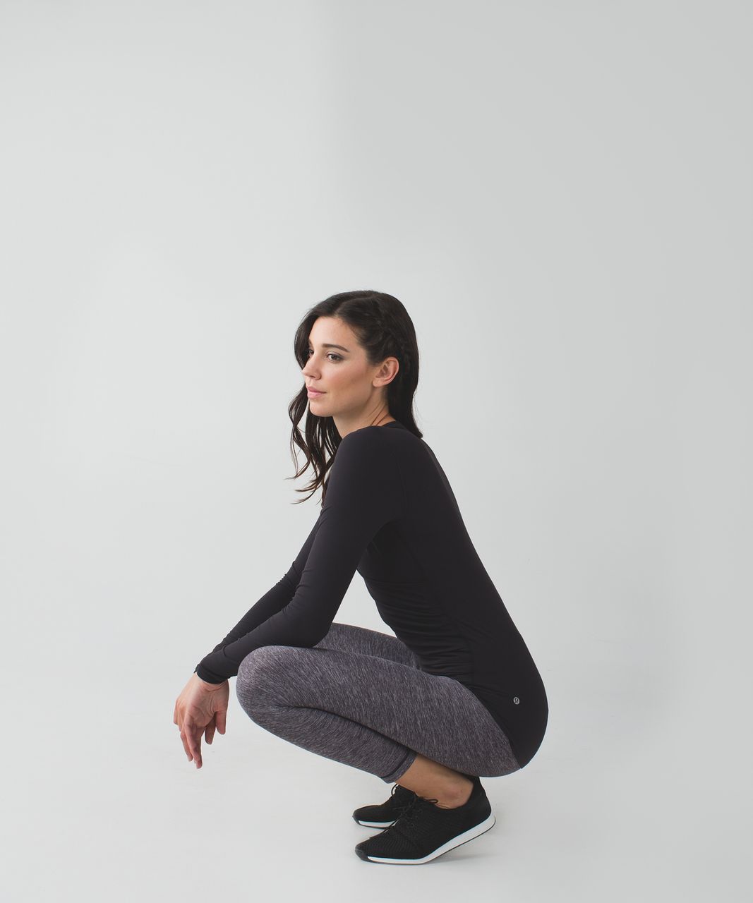 Lululemon Sunset Salutation Long Sleeve - Black - lulu fanatics