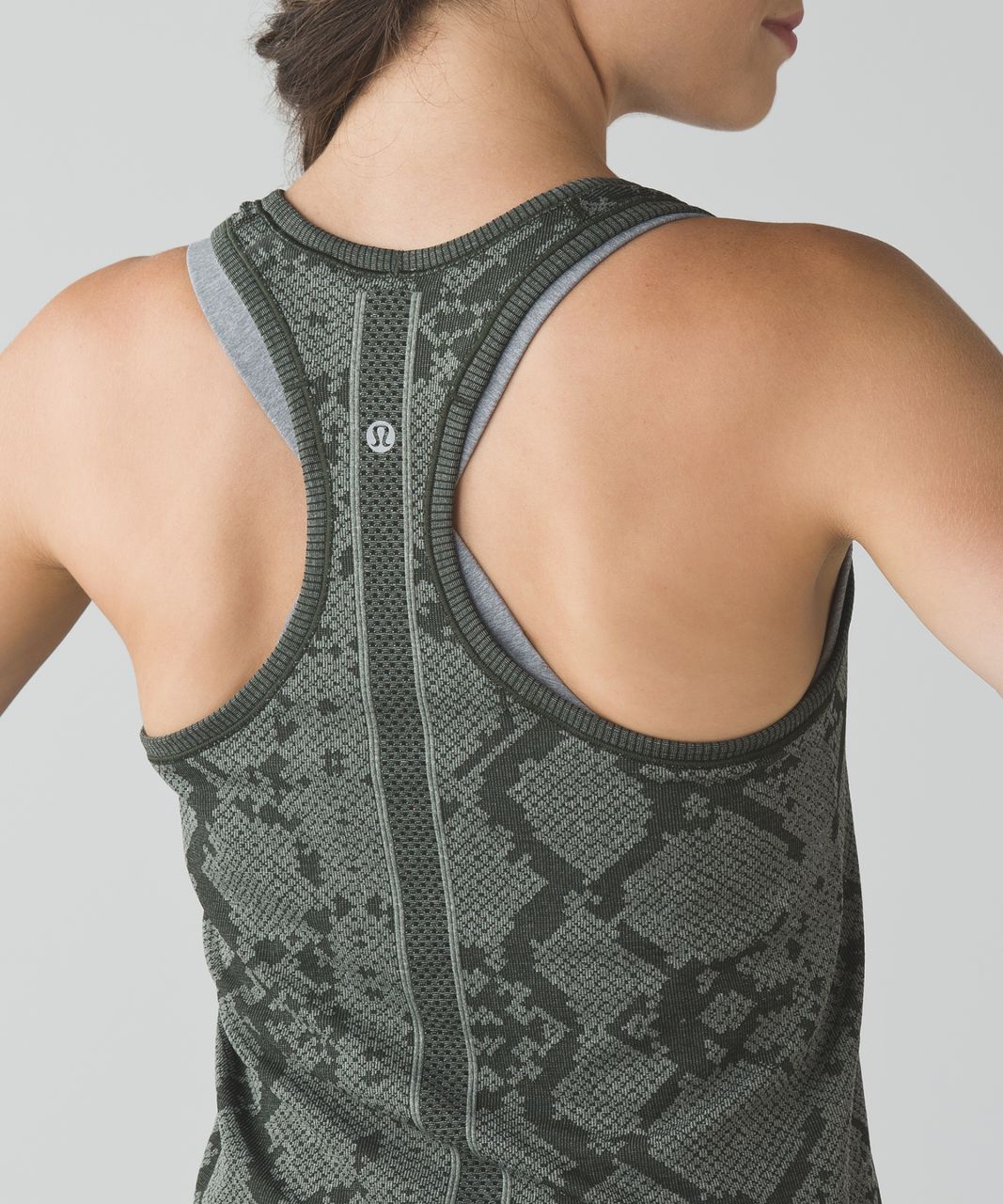 Lululemon Swiftly Tech Racerback - Heathered Gator Green