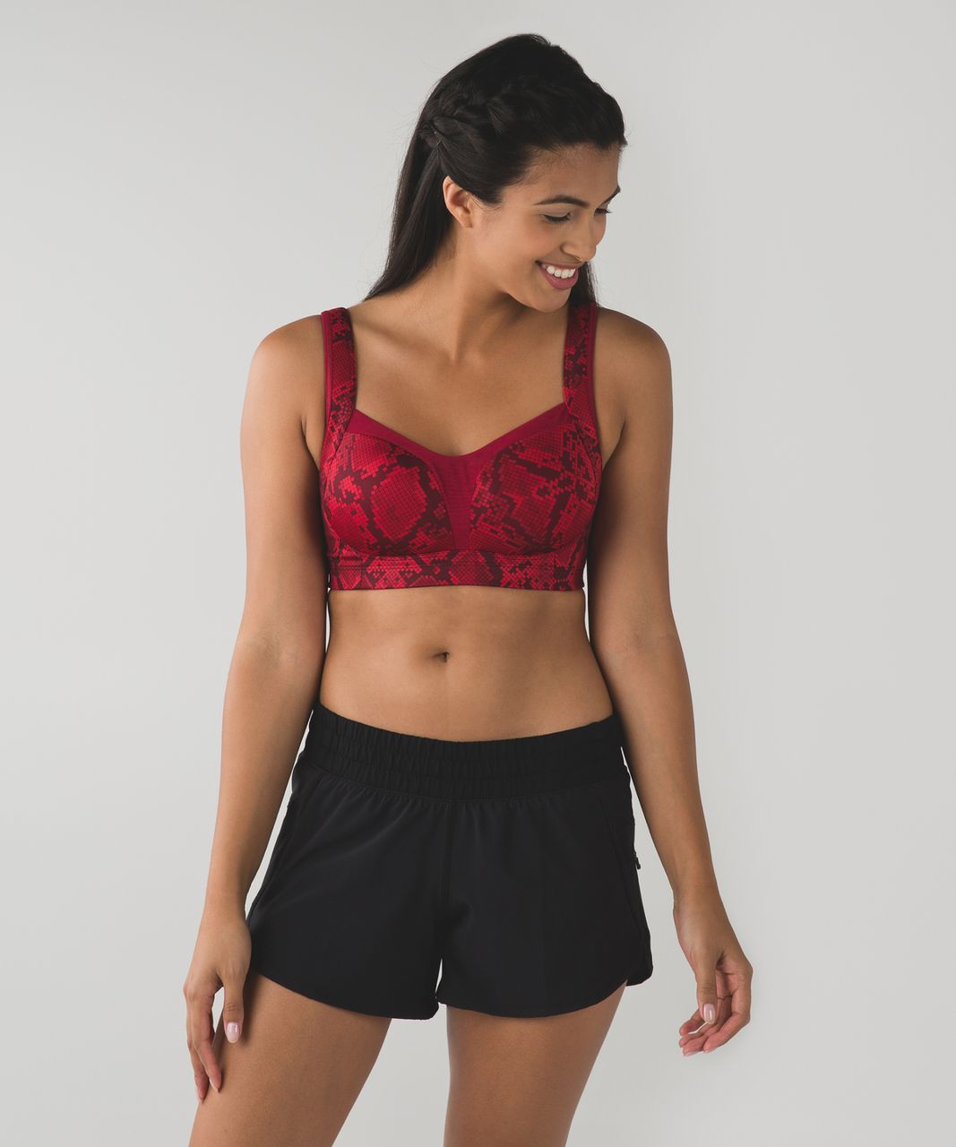 Lululemon Ta Ta Tamer III - Mini Ziggy Snake Red Tide Cranberry / Cranberry