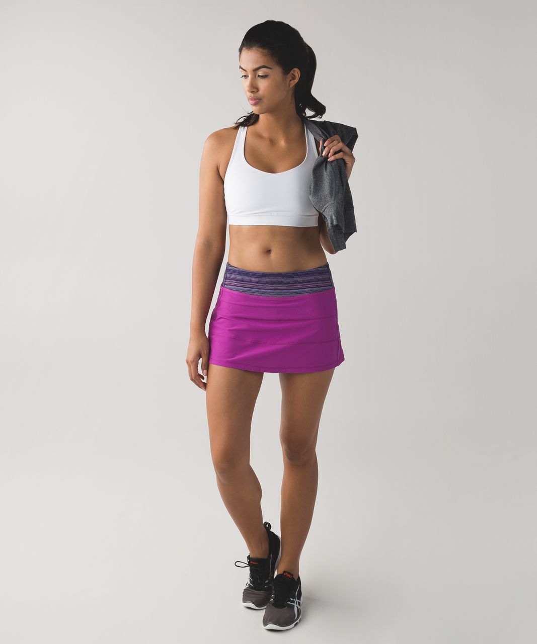 Lululemon Pace Rival Skirt II (Regular) *4-way Stretch - Ultra Violet / Space Dye Twist Ultra Violet Multi