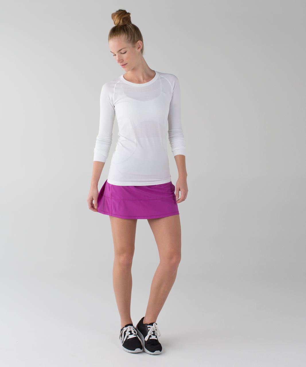 Lululemon Pace Rival Skirt II (Tall) *4-way Stretch - Ultra Violet / Space Dye Twist Ultra Violet Multi