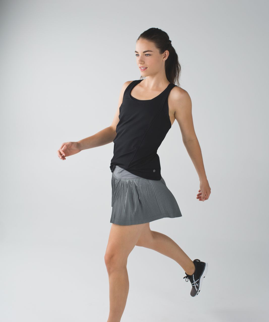 Lululemon Pleat To Street Skirt II Black!