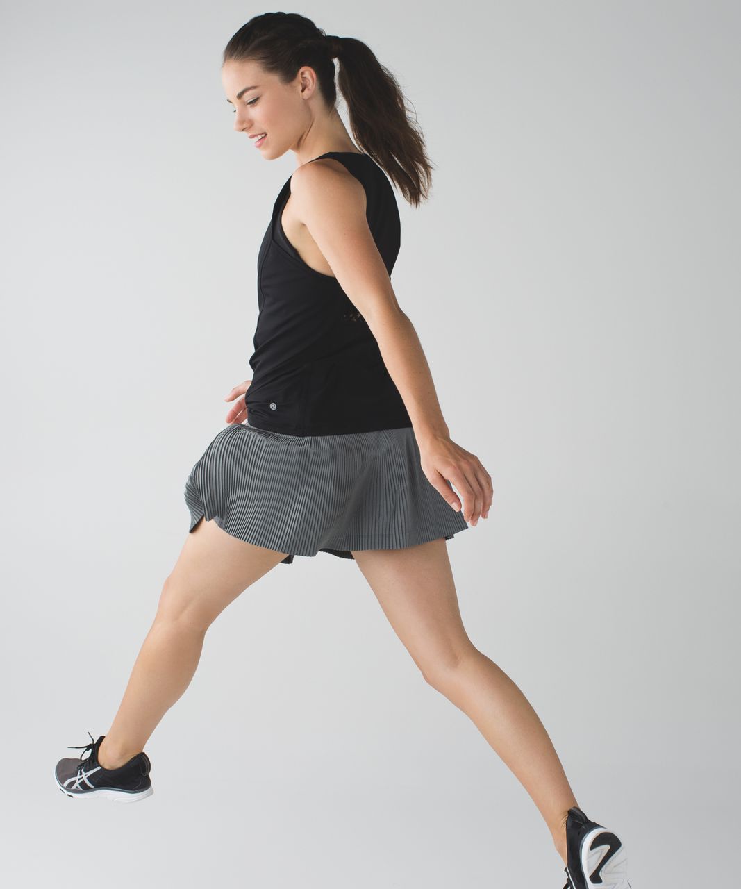 Lululemon Pleat To Street Skirt III - Heathered Slate / Slate