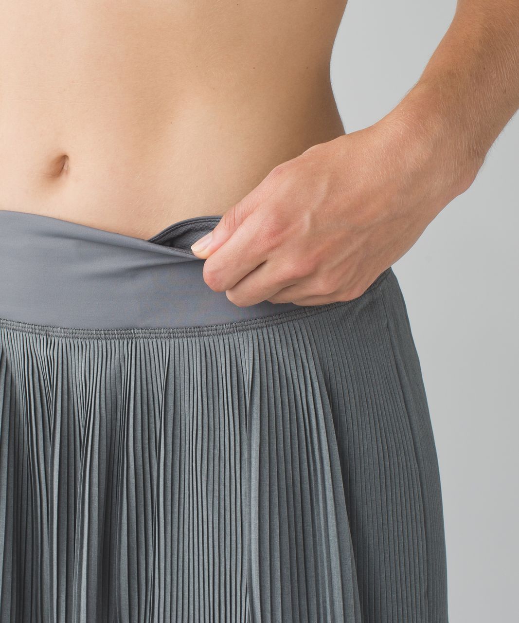 Lululemon Pleat To Street Skirt III - Heathered Slate / Slate