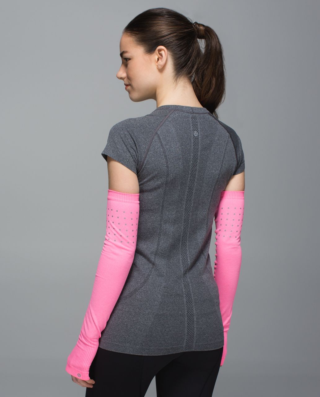 Lululemon Swiftly Arm Warmers - Heathered Neon Pink