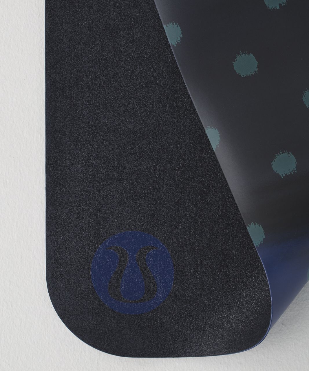 Lululemon The Reversible (Un) Mat *Lightweight Travel - Simply Ghost Dot Arctic Teal Black / Naval Blue