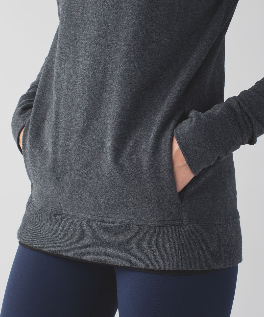 Lululemon Stress Less Hoodie - Heathered Dark Grey - lulu fanatics