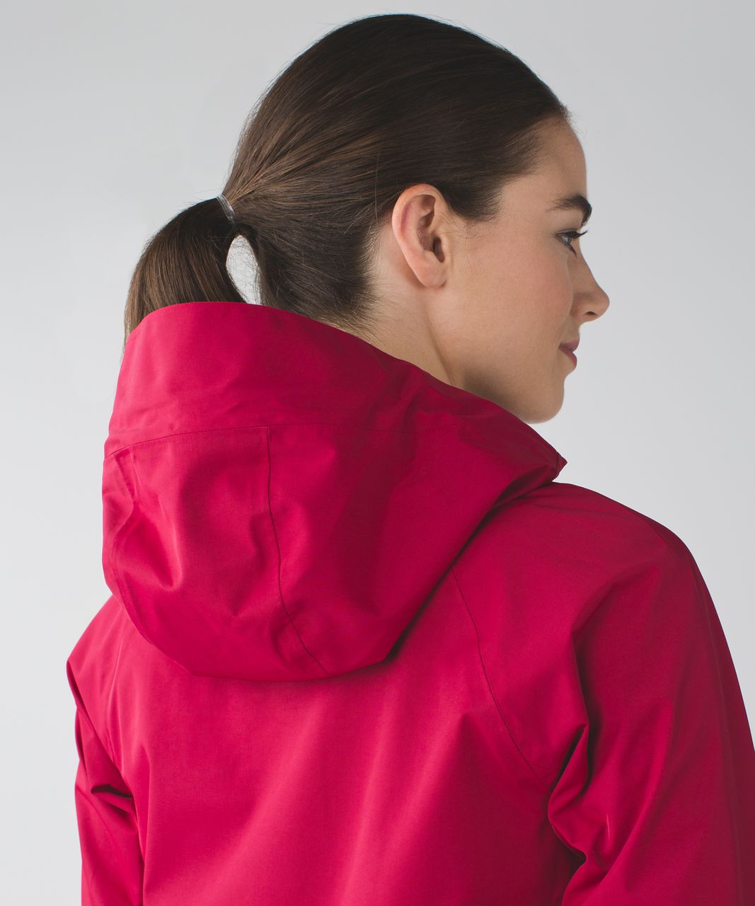 Lululemon Definitely Raining Jacket - Cranberry