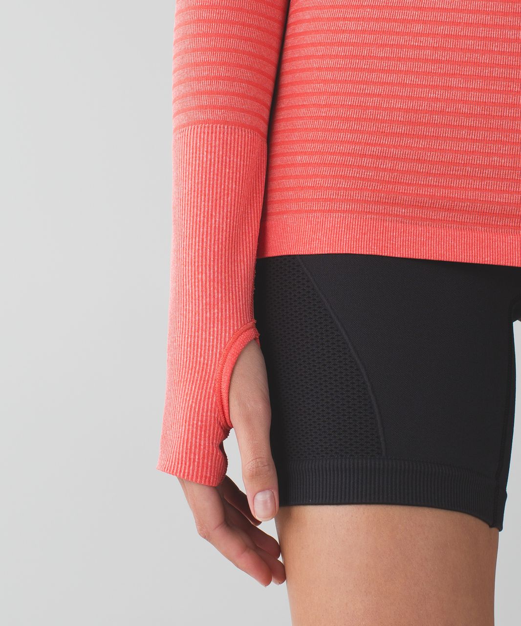 Lululemon Swiftly Tech Long Sleeve Crew - Heathered Alarming