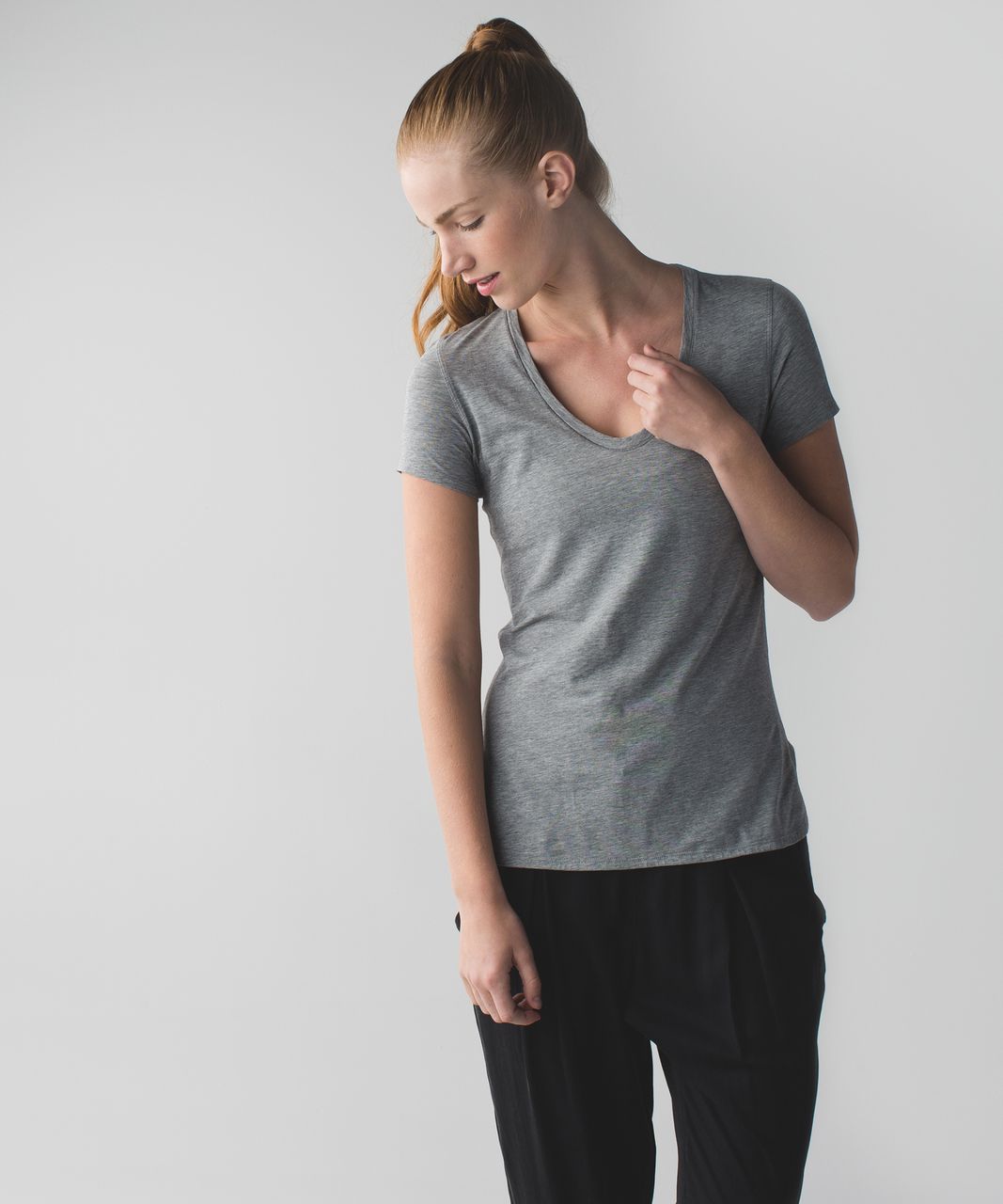 Lululemon Circadian Short Sleeve Tee - Heathered Medium Grey