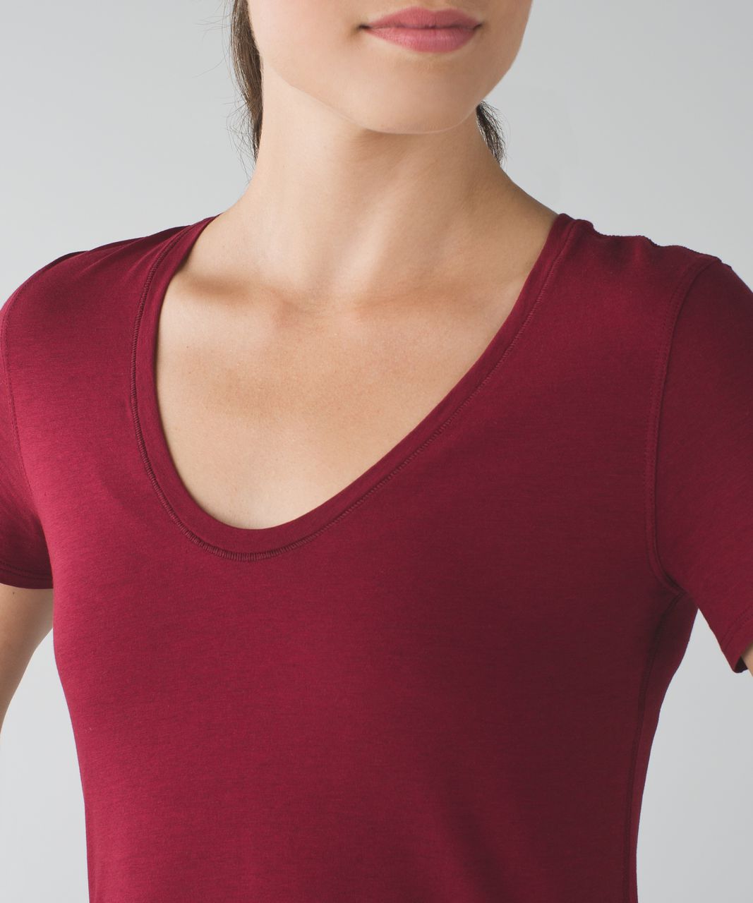 Lululemon Circadian Short Sleeve Tee - Heathered Cranberry