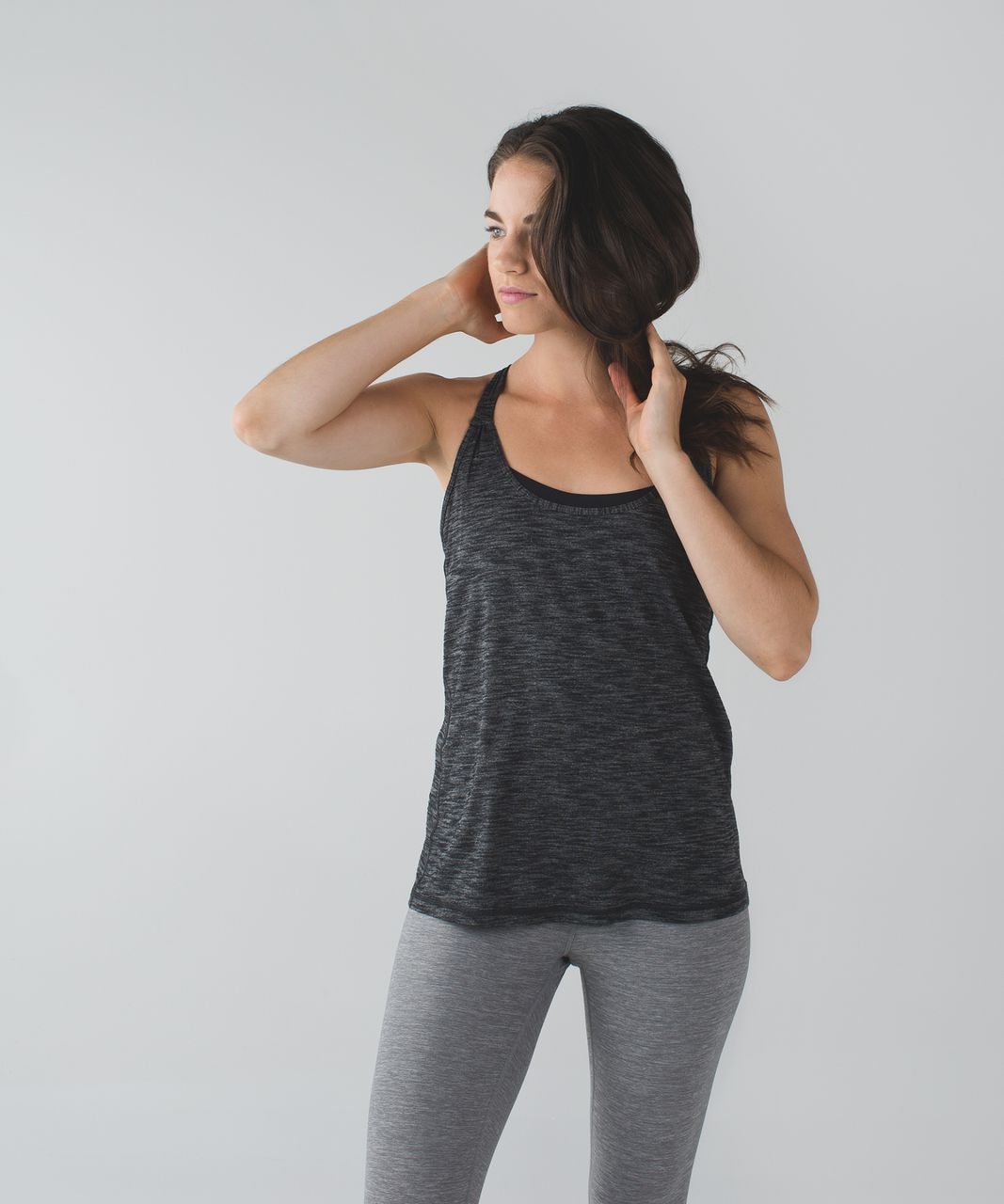 Lululemon Sunset Salutation Tank - Heathered Black