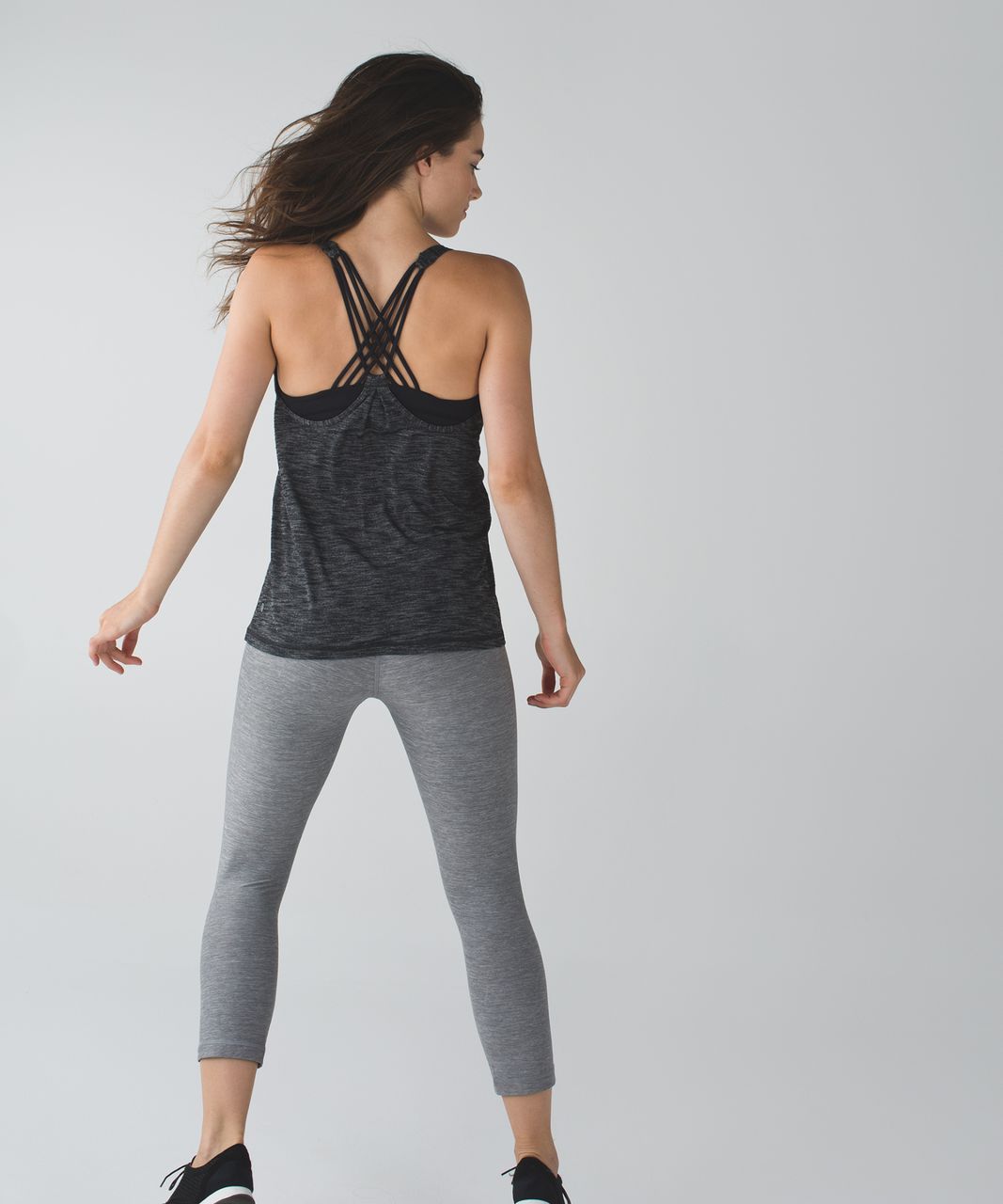 Lululemon Sunset Salutation Tank - Heathered Black