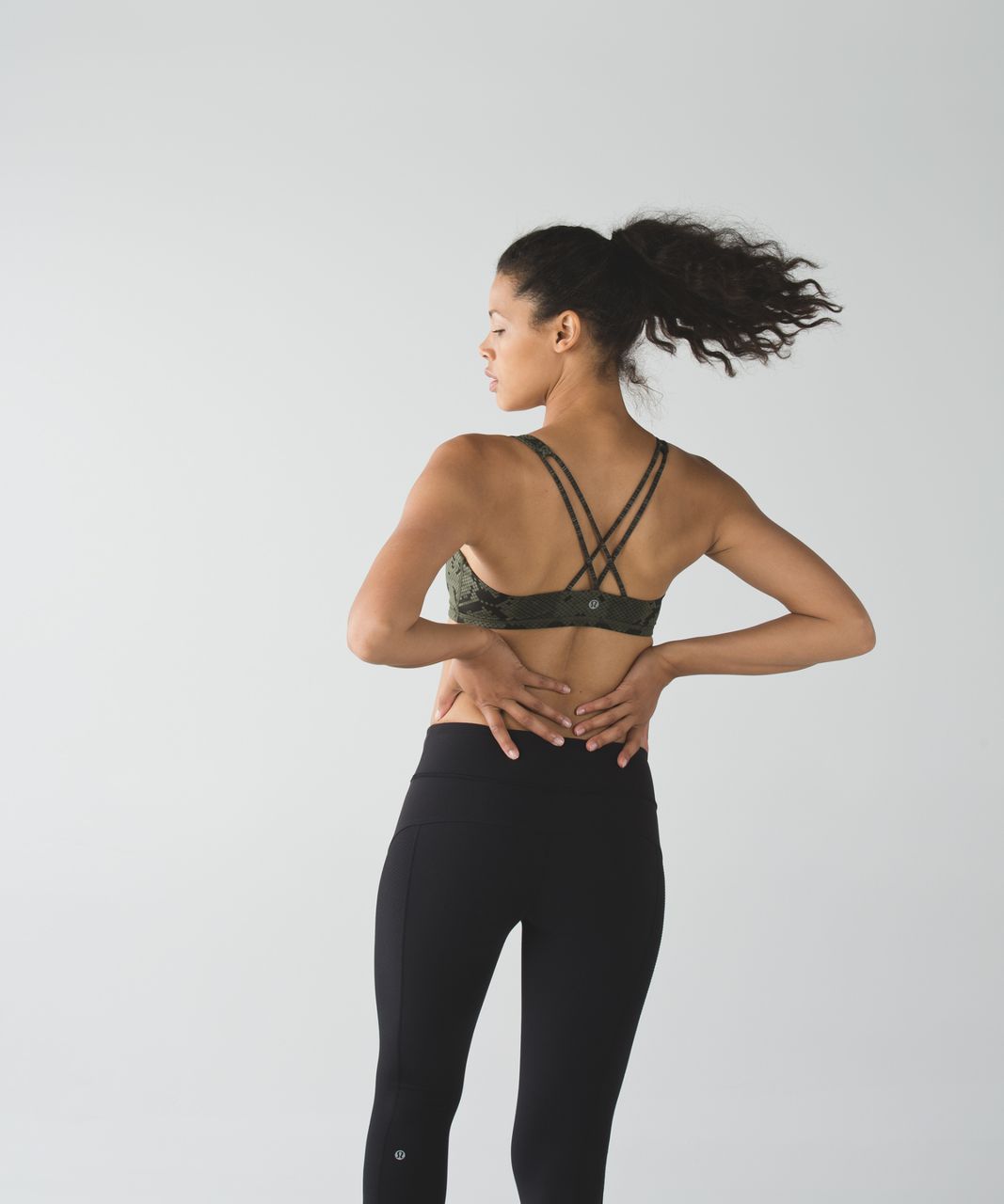 Lululemon Free To Be Bra - Ziggy Snake Fatigue Green Gator Green / Cyber  Stripe Gator Green Black / Fatigue Green - lulu fanatics