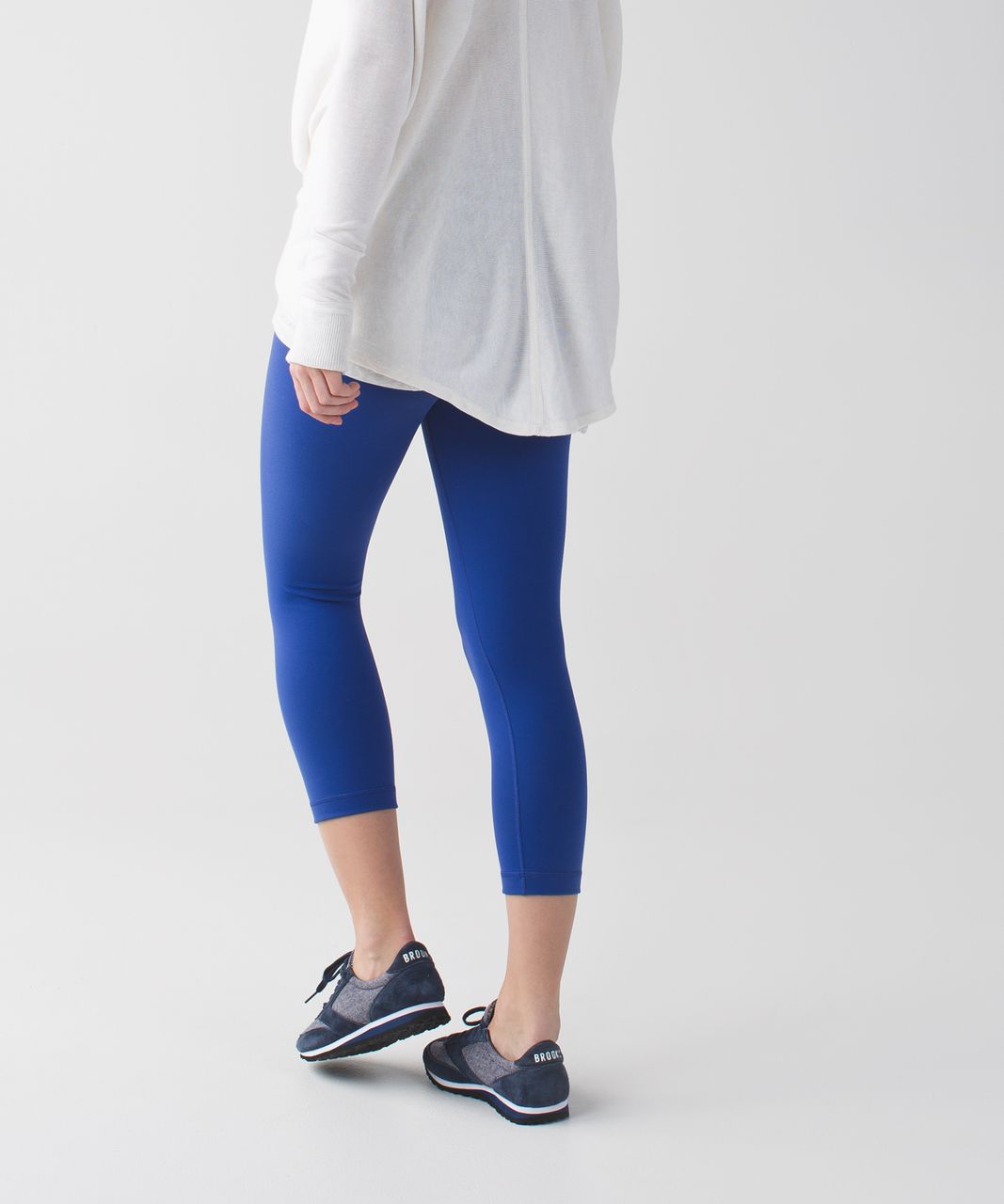 Lululemon Wunder Under Crop (Hi-Rise) *Full-On Luon - Sapphire Blue