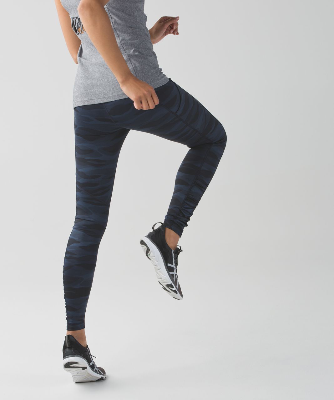 Lululemon Speed Tight II *Full-On Luxtreme - Heathered Texture Lotus Camo  Oil Slick Blue / Inkwell - lulu fanatics