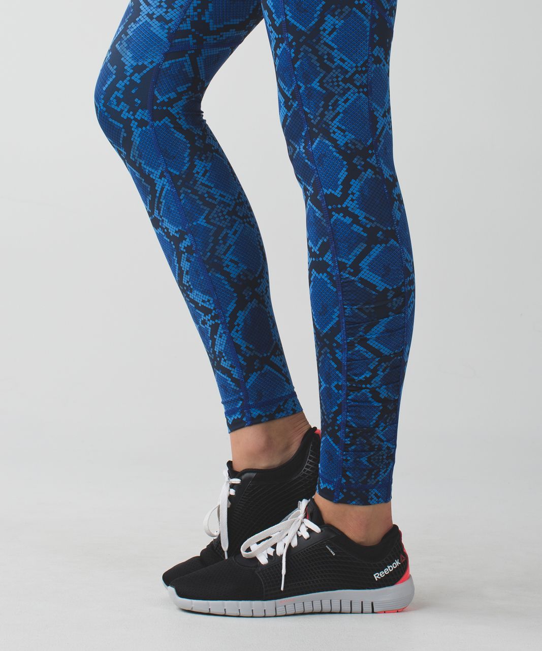 PU Snake Seamed Leggings