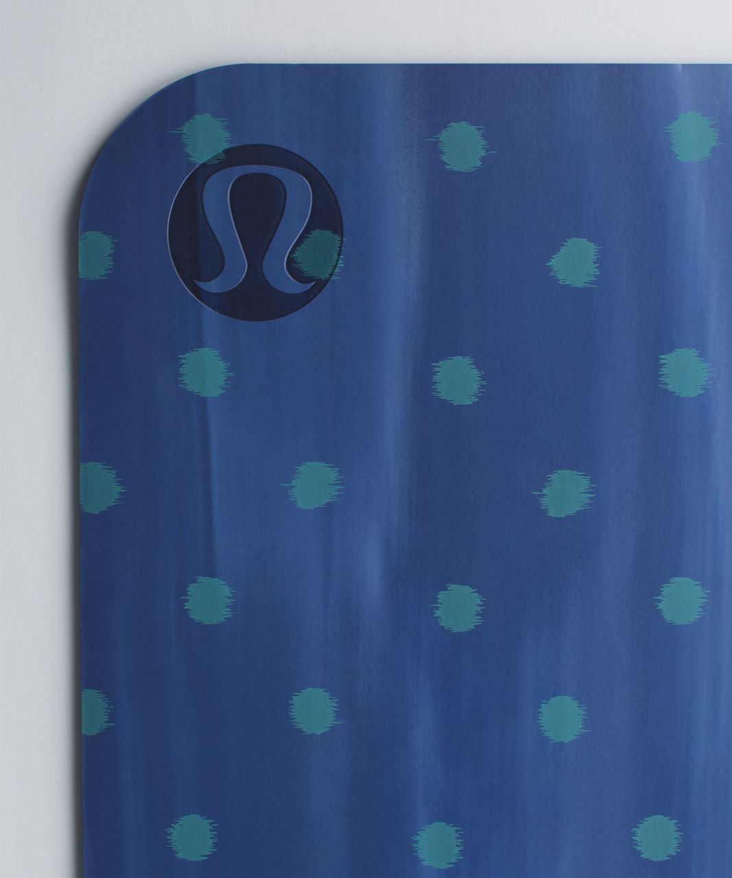 Lululemon The Reversible Mat 5mm - Simply Ghost Dot Arctic Teal White / Sapphire Blue