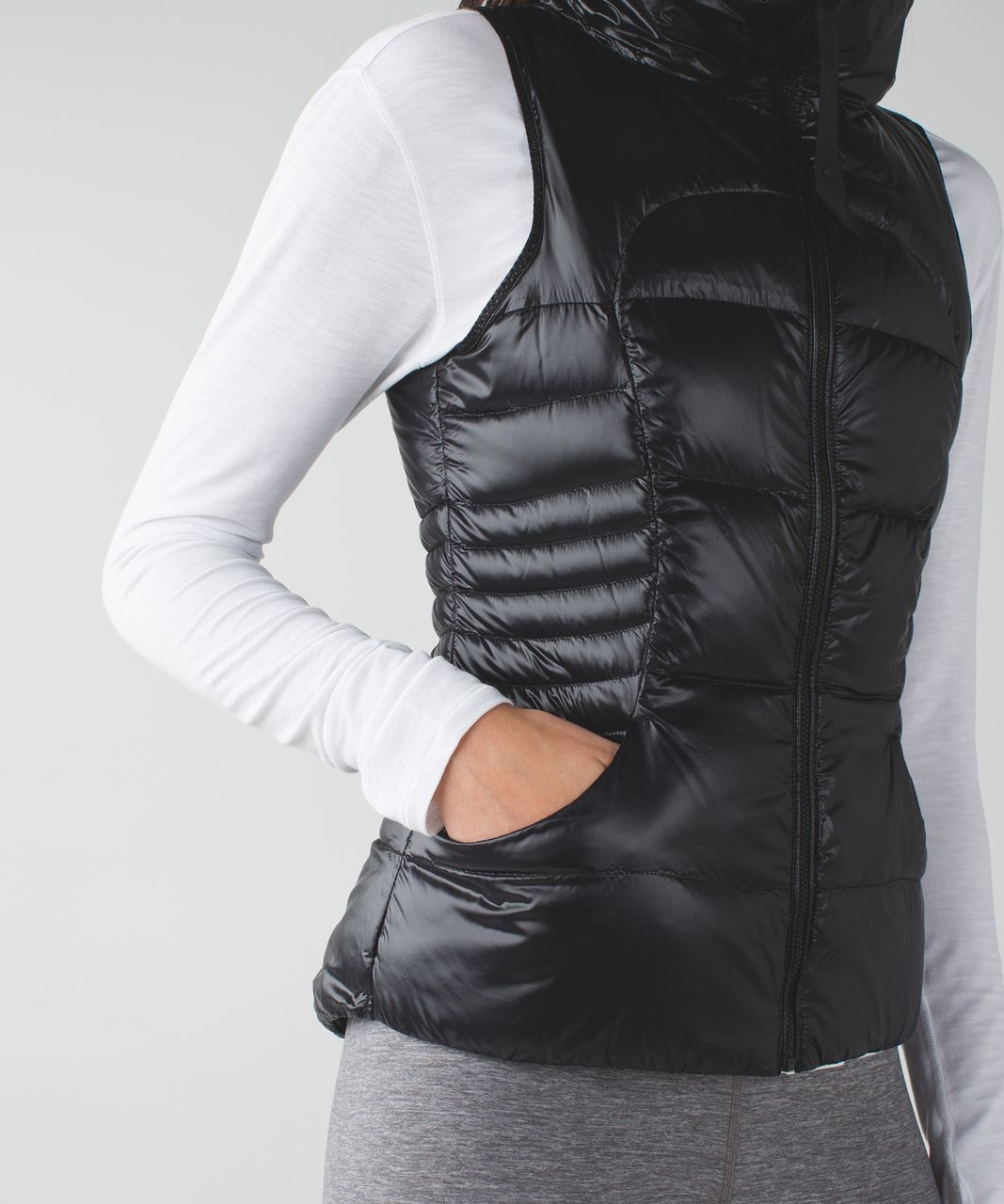 Lululemon Fluffin Awesome Vest - Black - lulu fanatics