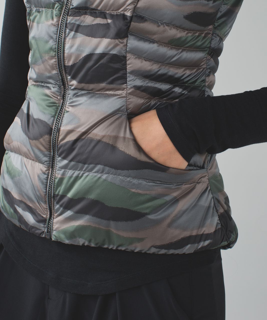 Lululemon Fluffin Awesome Vest - Coast Camo Butter Pink Multi