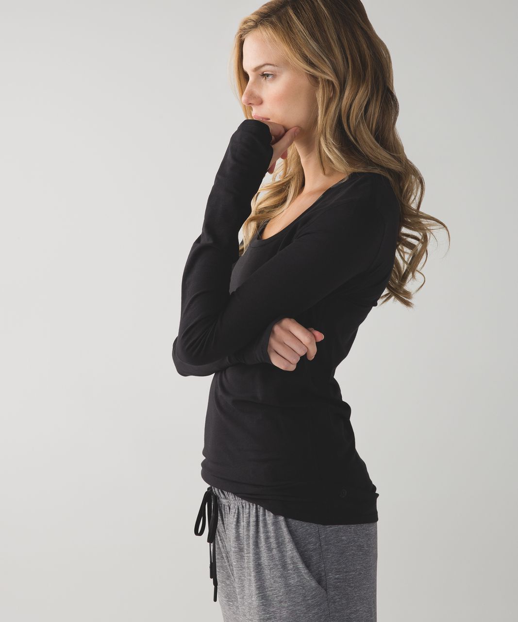 Lululemon Anahatasana Long Sleeve Tee - Black