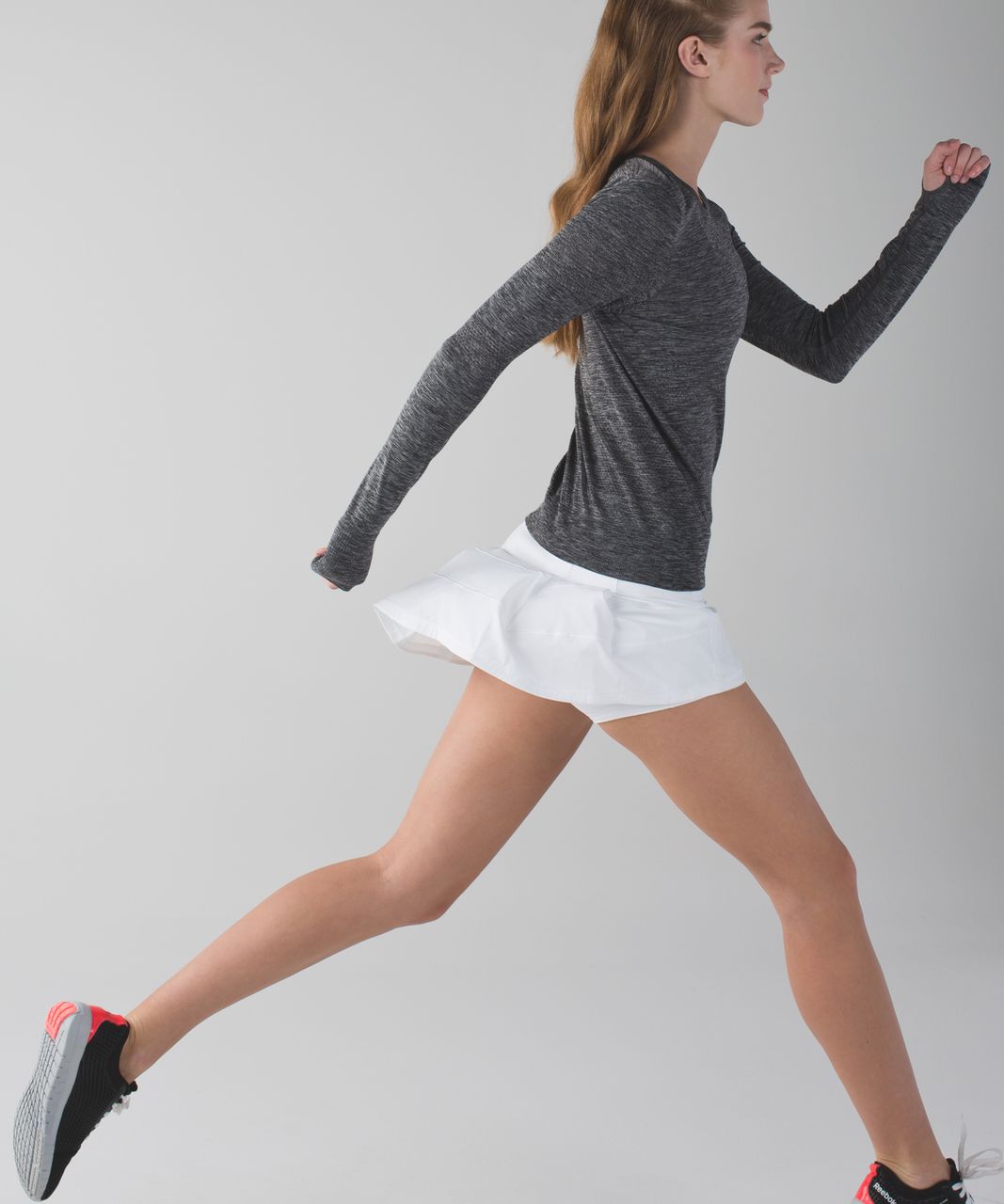 Lululemon Breeze By Long Sleeve - Heathered Black