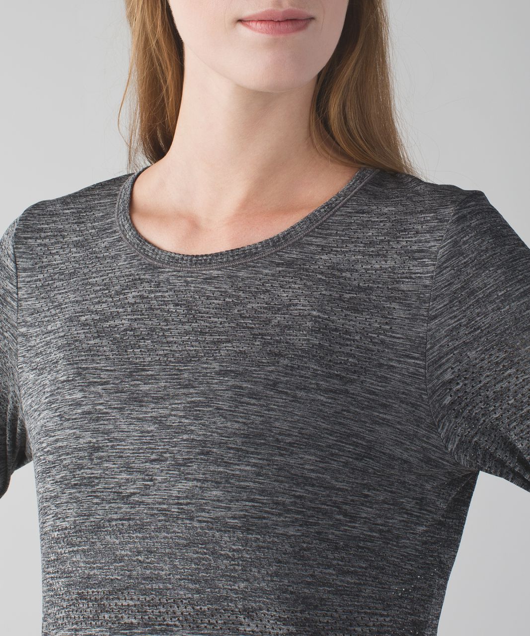 Lululemon Breeze By Long Sleeve - Heathered Black