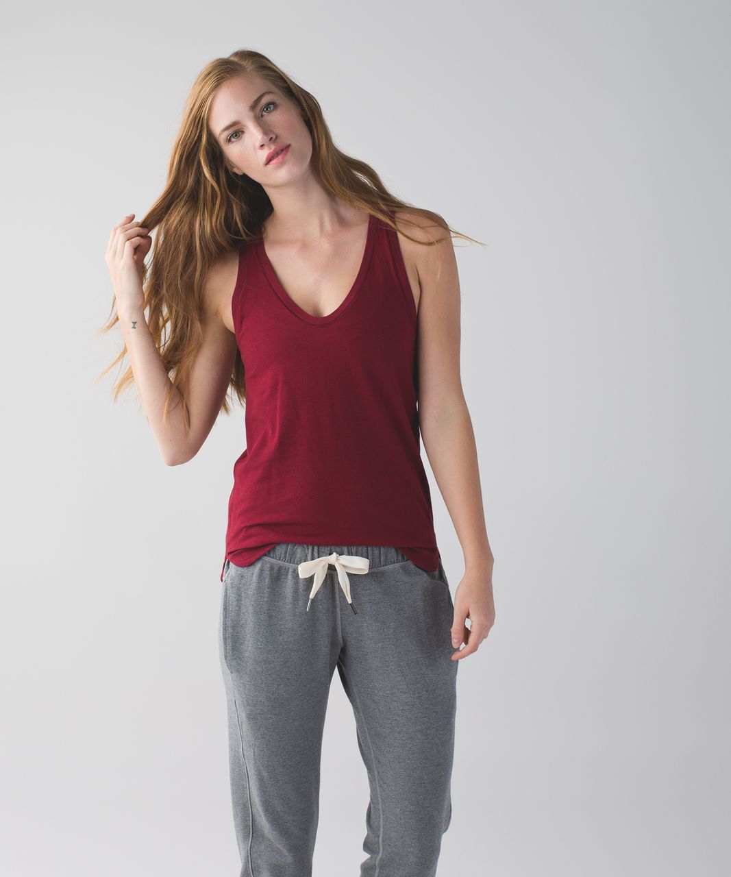 Lululemon Circadian Tank - Heathered Cranberry