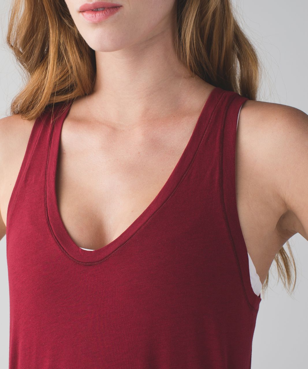 Lululemon Circadian Tank - Heathered Cranberry