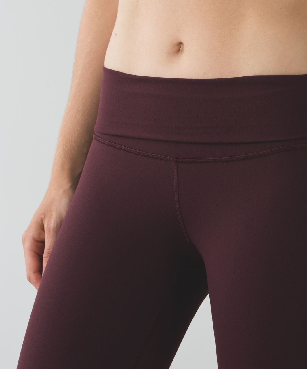 Lululemon Wunder Under Pant (Stirrup) - Bordeaux Drama