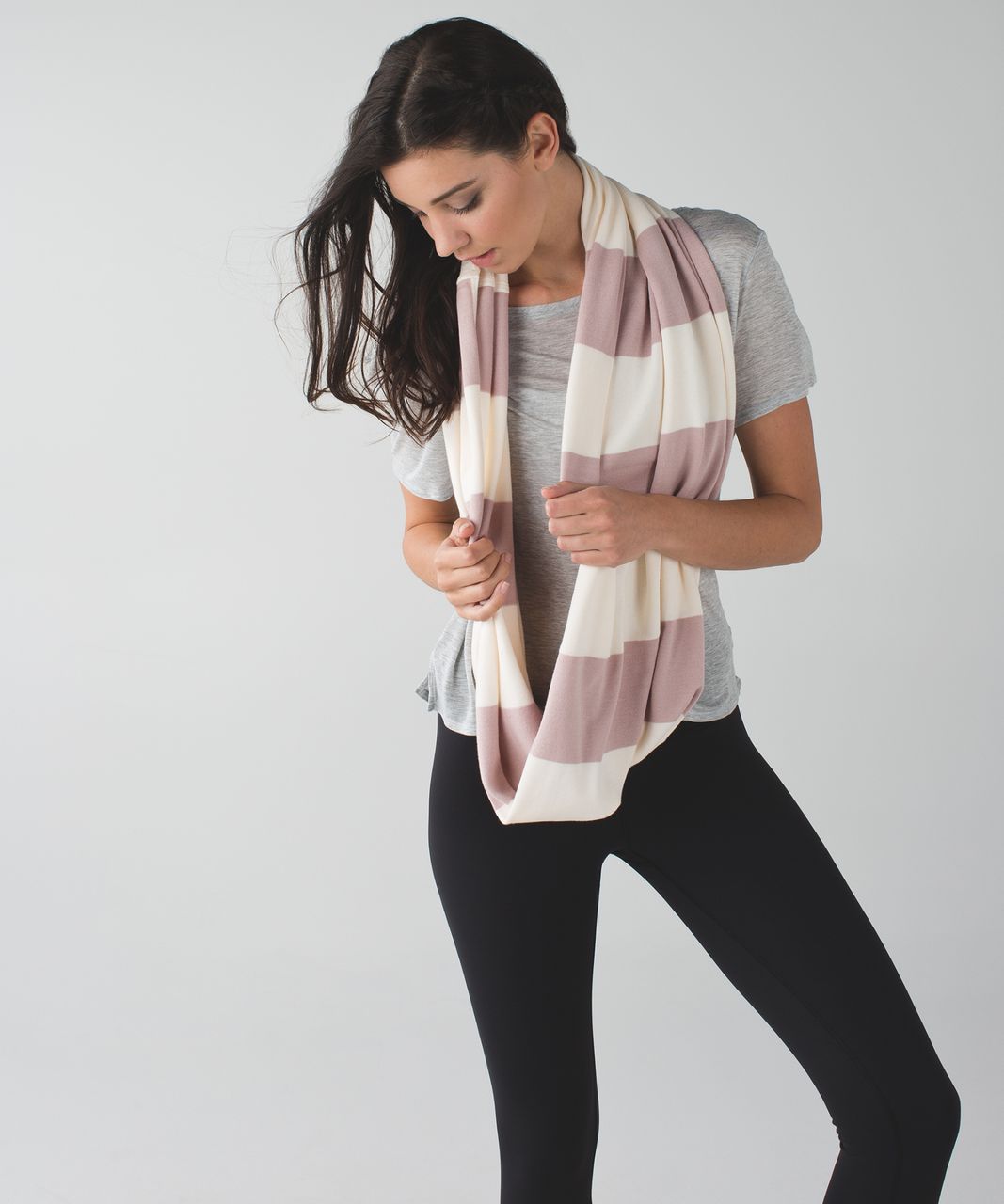 Lululemon Heart Opener Scarf *Cotton - Angel Wing / Mink Berry