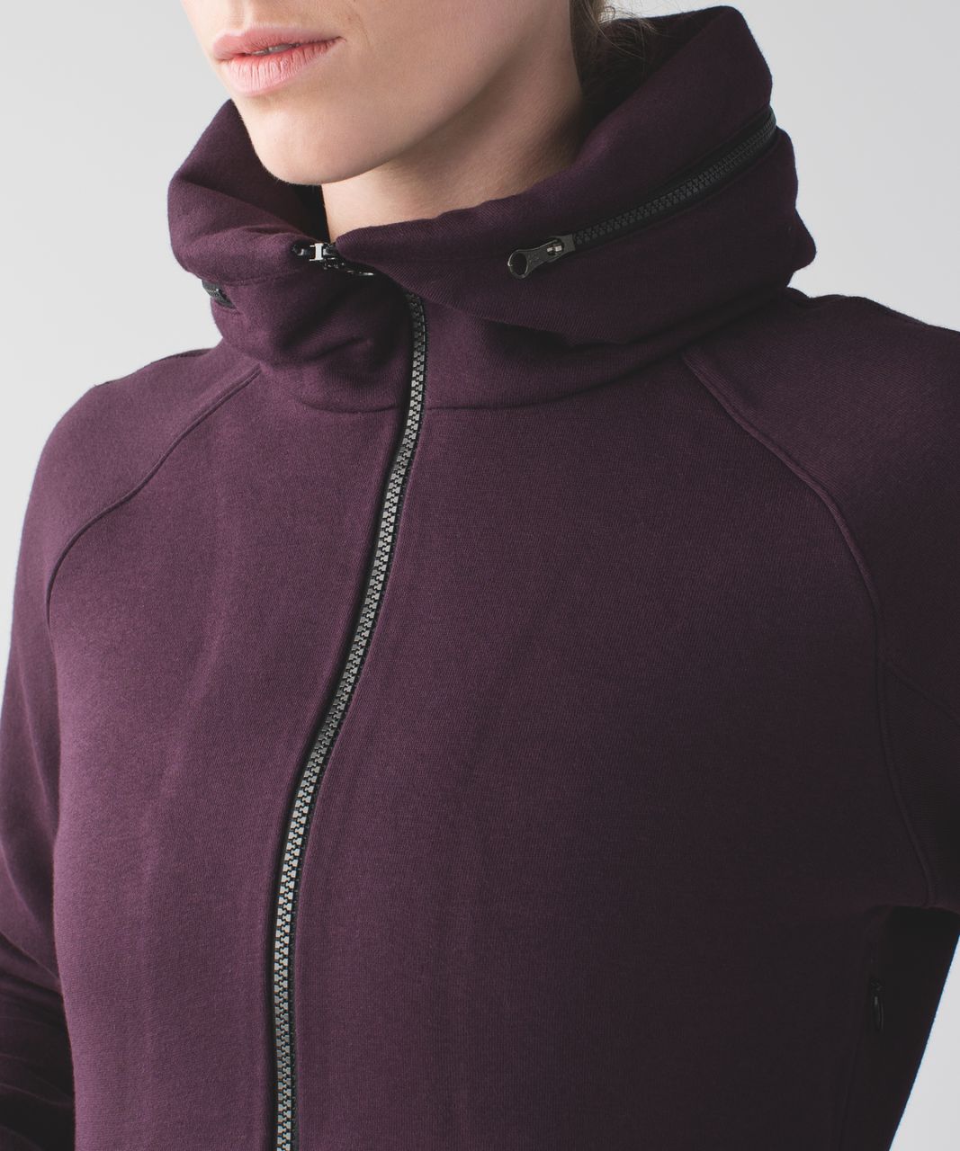 Lululemon &go Destination Hoodie - Black Cherry / Black