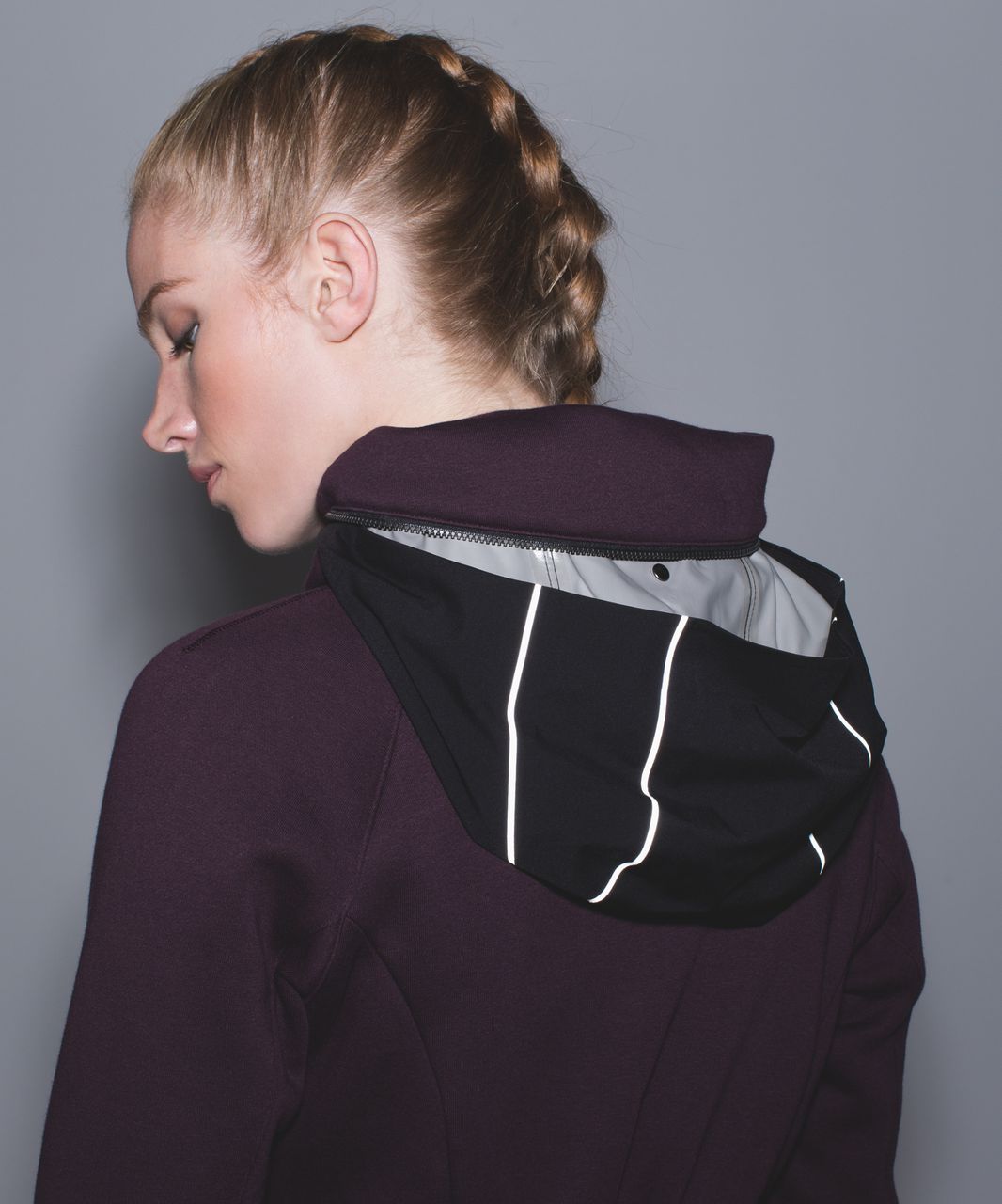 Lululemon &go Destination Hoodie - Black Cherry / Black