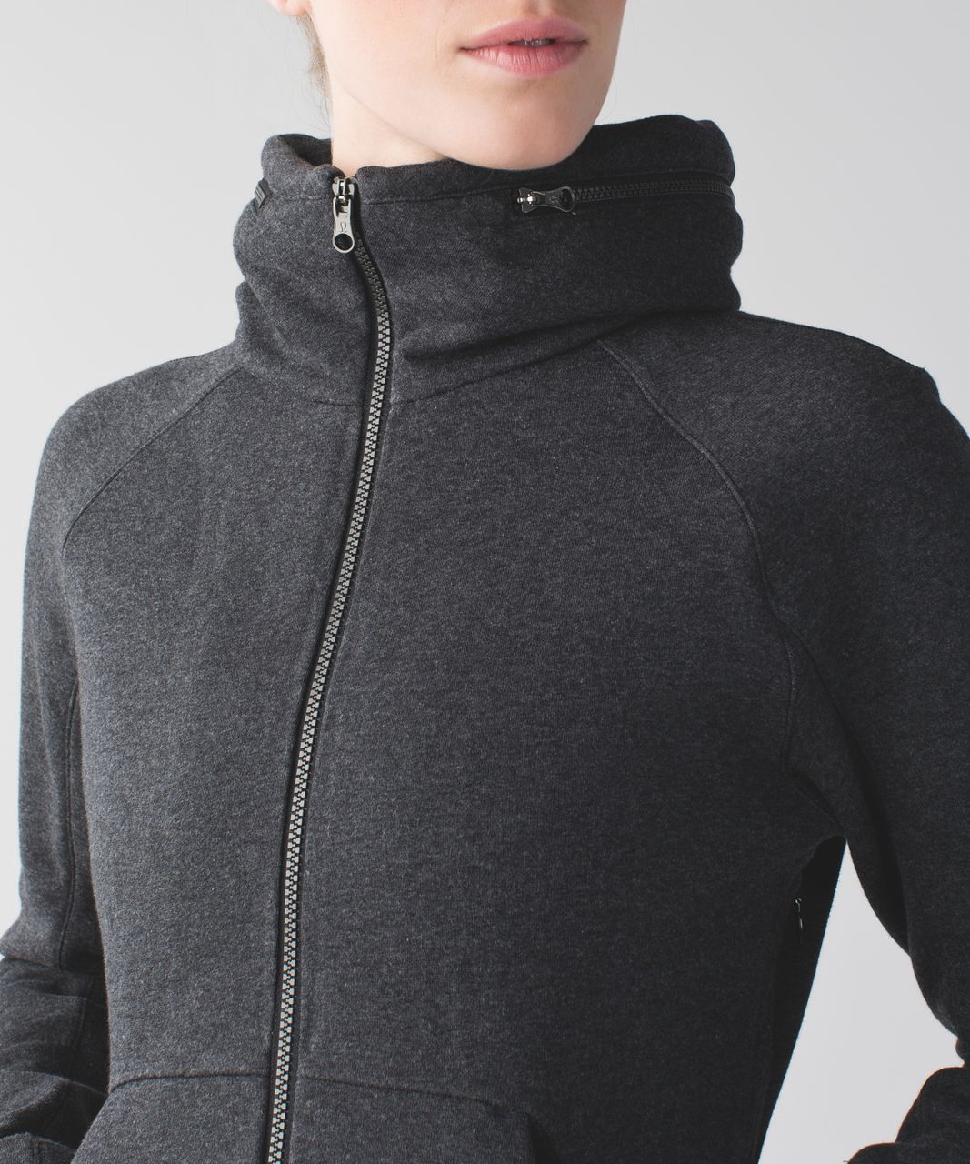 Lululemon &go Destination Hoodie - Heathered Black / Black