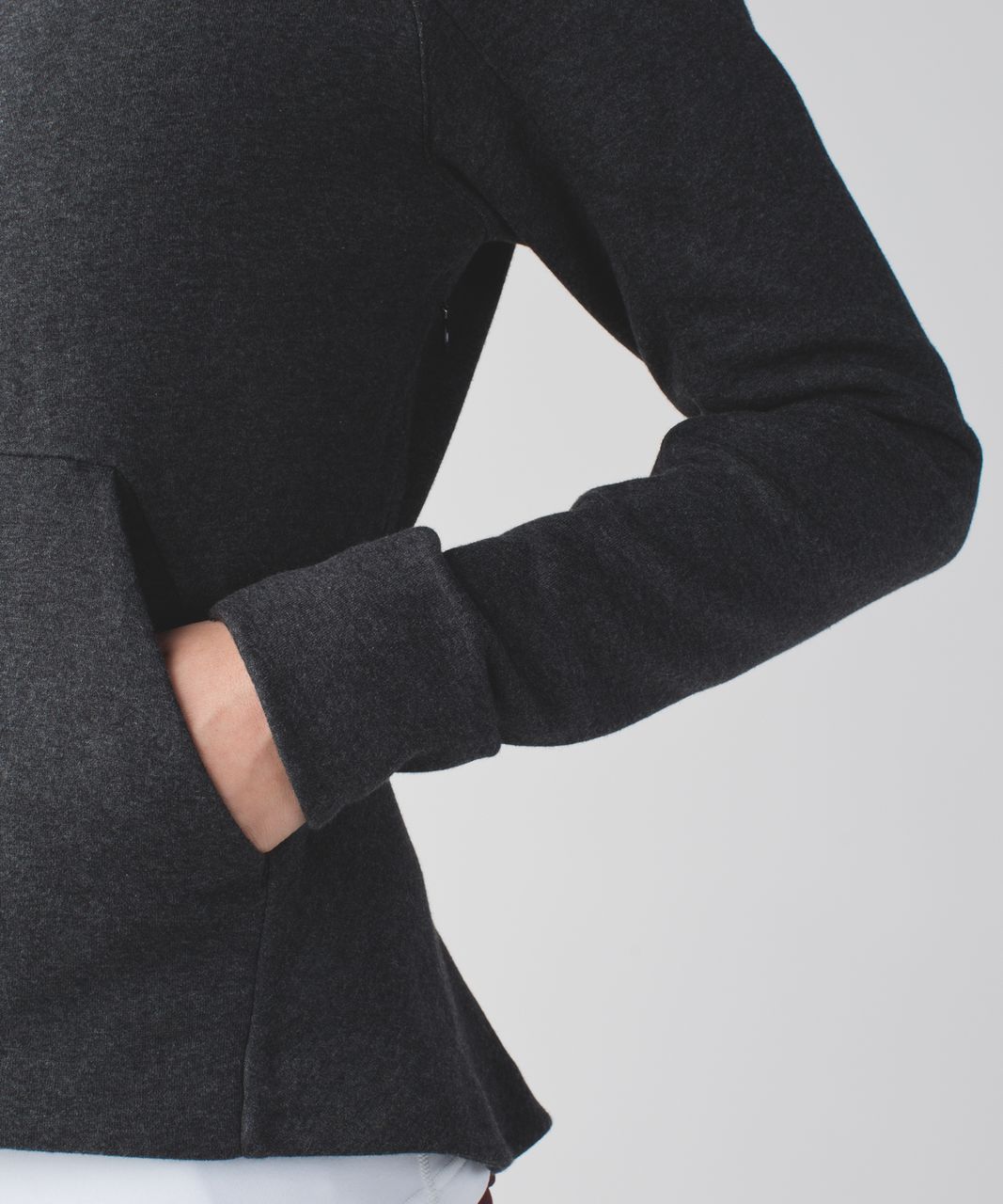 Lululemon &go Destination Hoodie - Heathered Black / Black