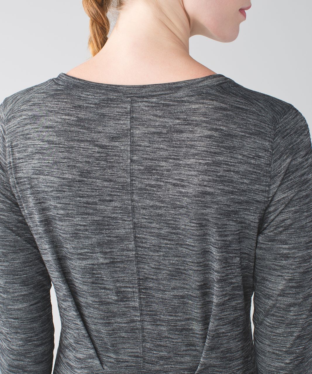 Lululemon &go Everywhere Long Sleeve - Heathered Black