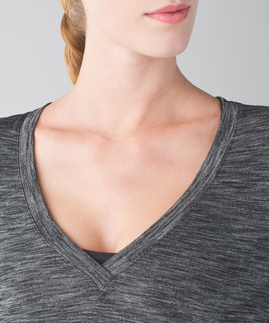 Lululemon &go Everywhere Long Sleeve - Heathered Black