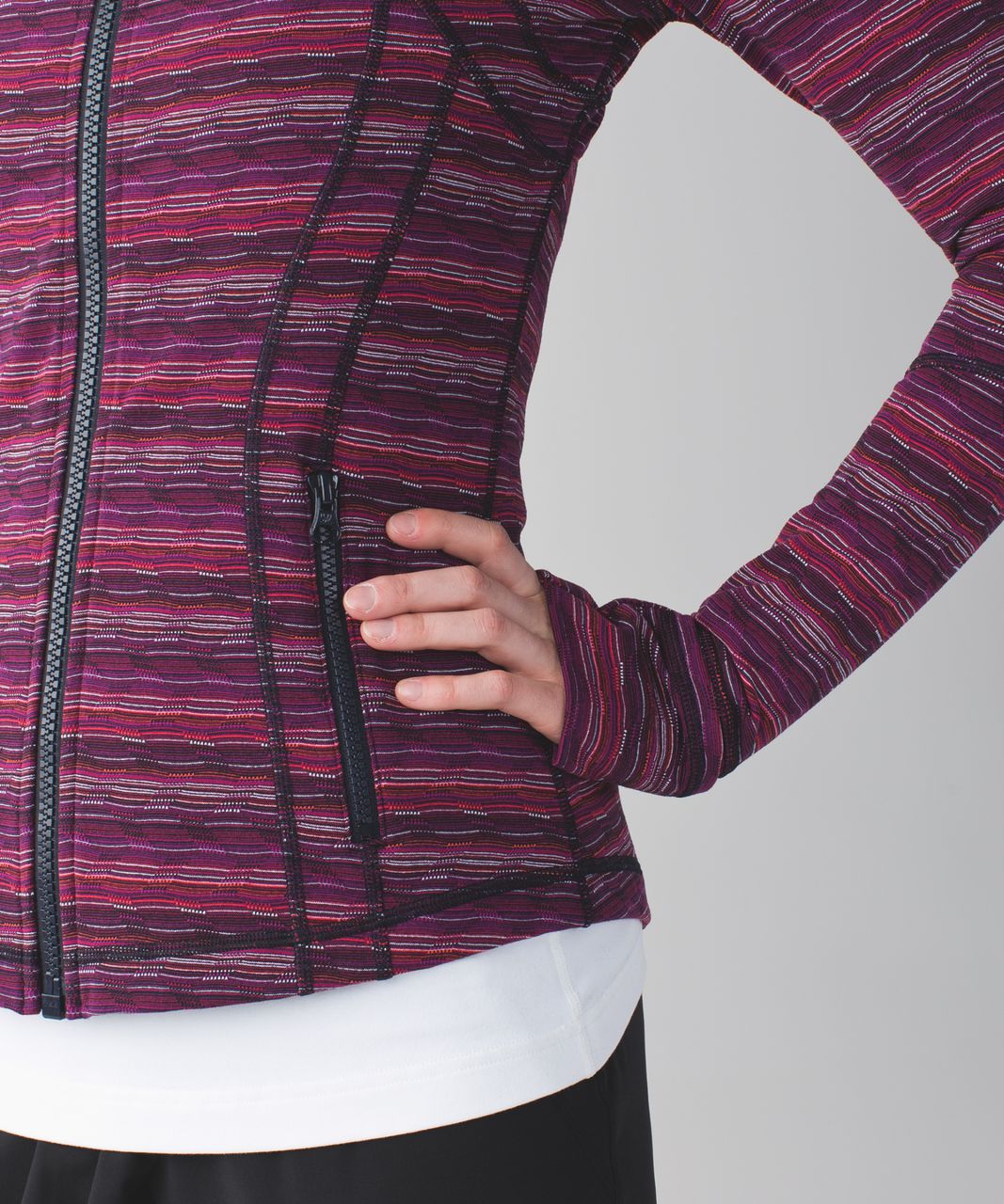 Lululemon Define Jacket - Space Dye Twist Regal Plum Alarming