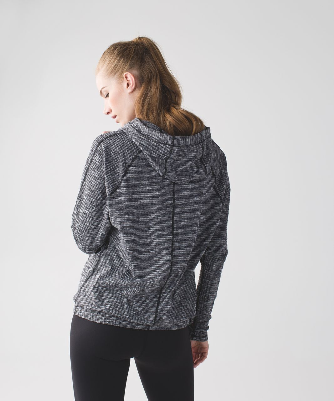 Lululemon Healthy Heart Pullover II - Coco Pique Black White